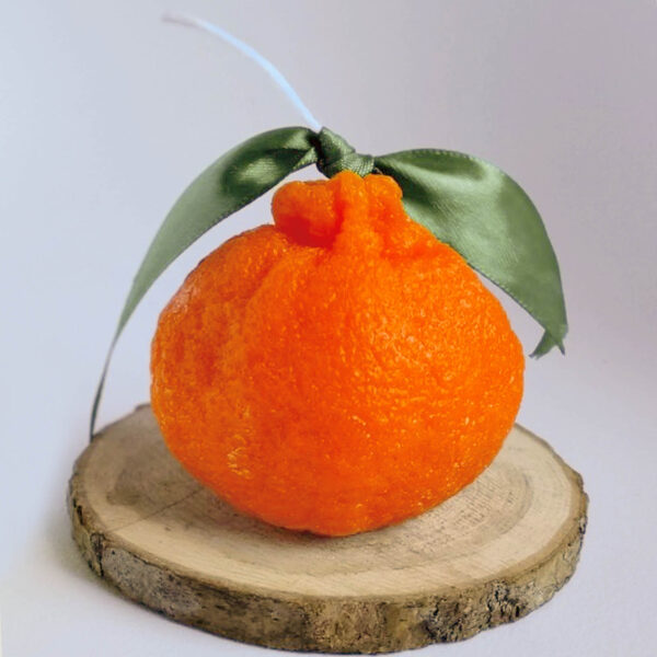 candela artigianale paraffina soia profumata arancio Colle di Val d'Elsa